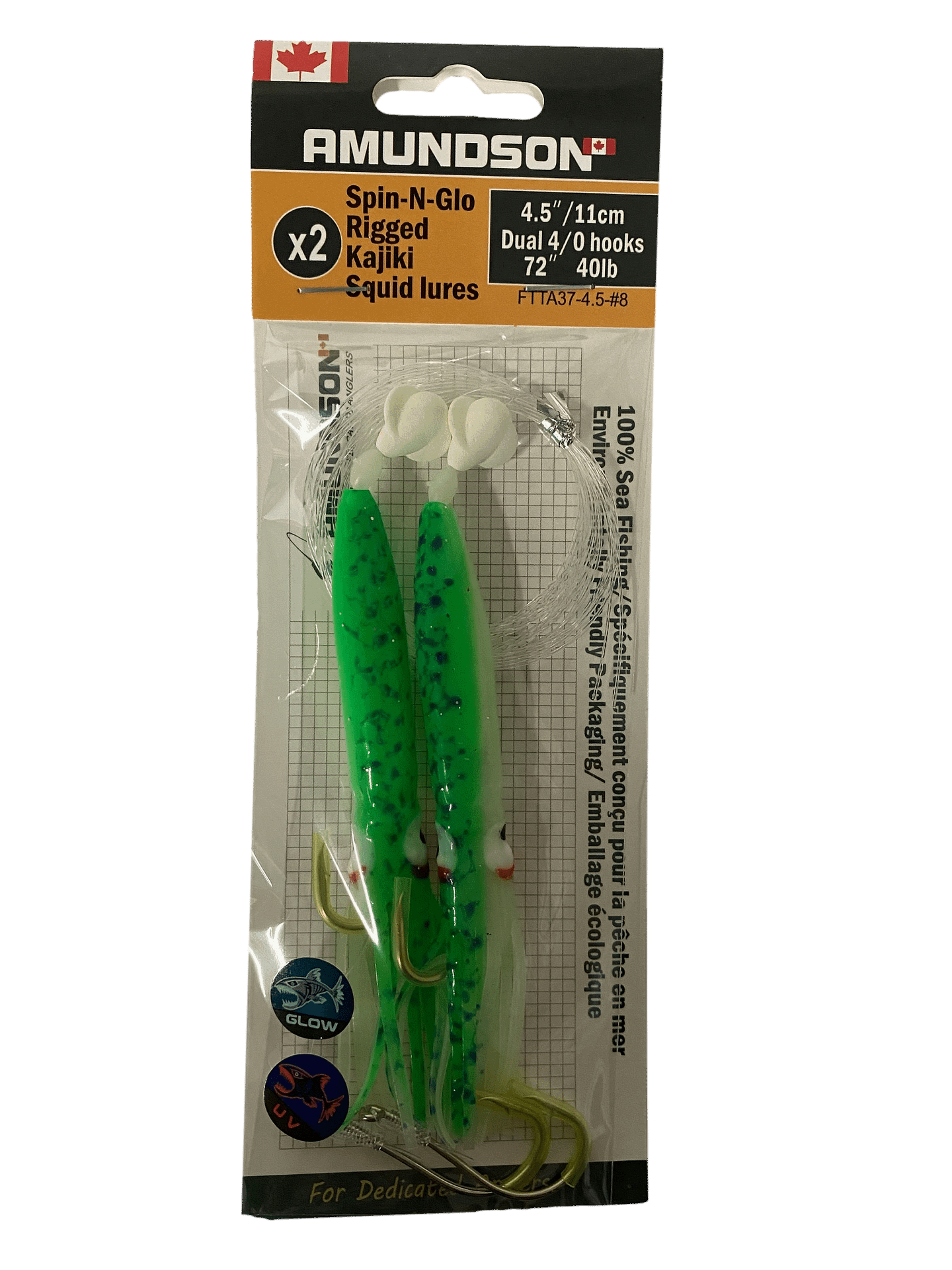Spin glow lures clearance